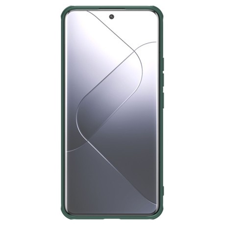 Противоударный чехол NILLKIN CamShield Prop Series на Xiaomi 14 Pro - зеленый