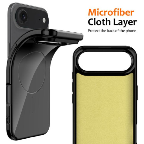 Протиударний чохол Glossy TPU Shockproof MagSafe на iPhone Air - чорний