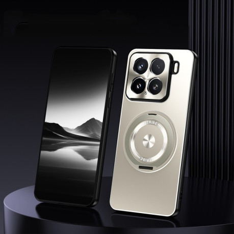 Протиударний чохол Rotating Holder Frosted Metal на Xiaomi 15 - Titanium