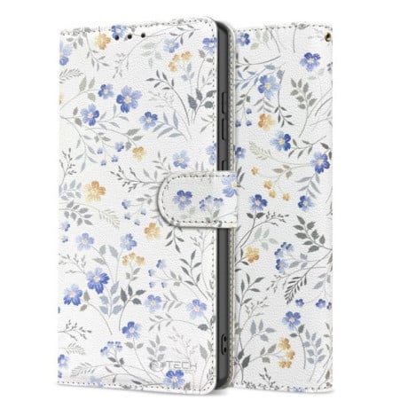 Чехол-книжка Tech-Protect Wallet для Samsung Galaxy A56 5G - White Daisies
