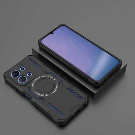 Протиударний чохол Butterfly Armor з MagSafe на Xiaomi Redmi 15C 5G/4G EU 173mm - чорний