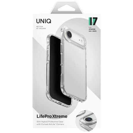 Оригінальний чохол Uniq Lifepro Xtreme на iPhone Air - Transparent