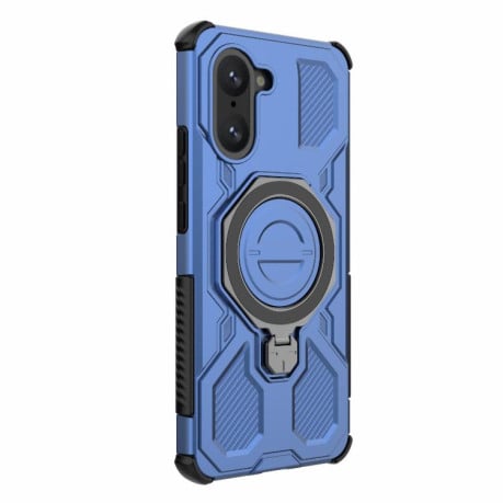 Противоударный чехол J-20 Solid Color MagSafe Magnetic на OnePlus Ace 5 Racing 5G / Nord CE5 - синий