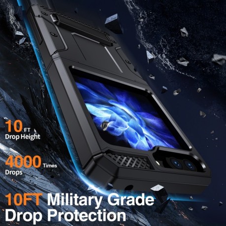 Протиударний чохол Matte with Ring Holder Samsung Galaxy Flip 5 - чорний