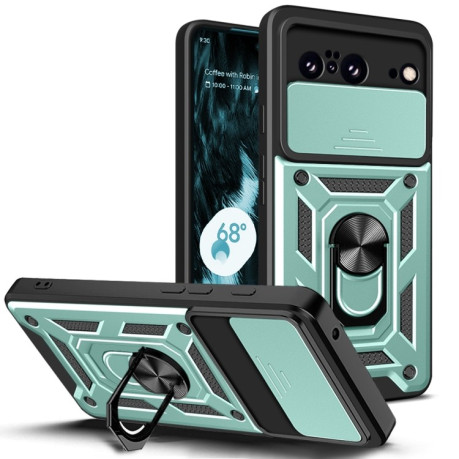 Протиударний чохол Camera Sliding для Google Pixel 8 Pro - зелений