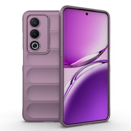 Силіконовий чохол Magic Flannel для OPPO A80 5G/A3 Pro - фіолетовий
