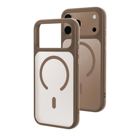 Чехол Oil-spray Skin Feel MagSafe гибрид на iPhone 17 Pro Max - Gold