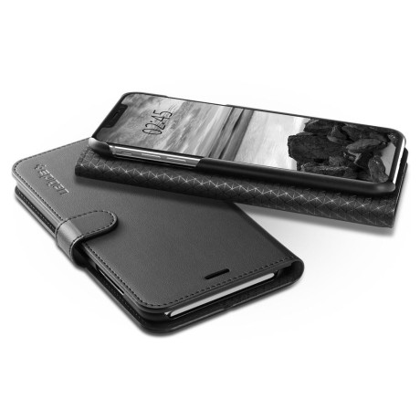 Оригінальний чохол Spigen Wallet S для iPhone XS Max Black
