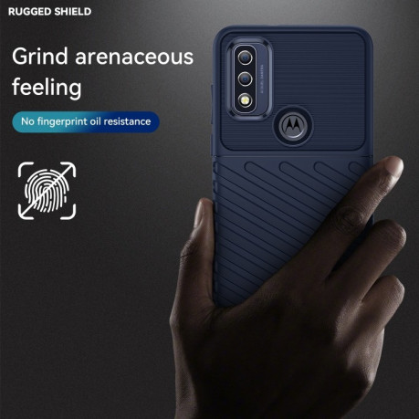 Противоударный чехол Thunderbolt на Samsung Galaxy S22 5G - синий