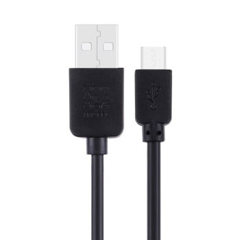 Зарядний кабель HAWEEL 1m High Speed ​​35 Cores Micro USB на USB Data Sync Charging Cable - чорний