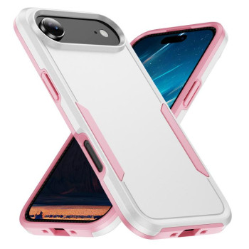 Противоударный чехол Heavy Duty Armor для iPhone Air - White+Pink
