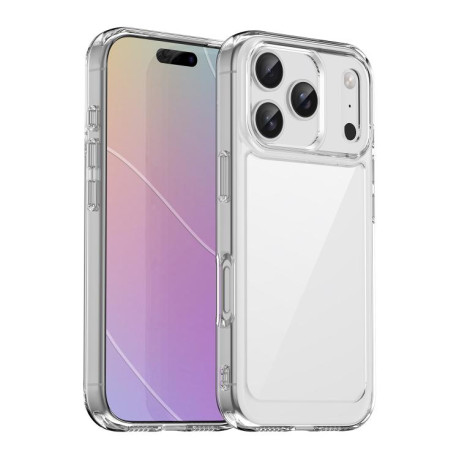 Противоударный чехол Colorful Acrylic Series для iPhone 17 Pro - прозрачный