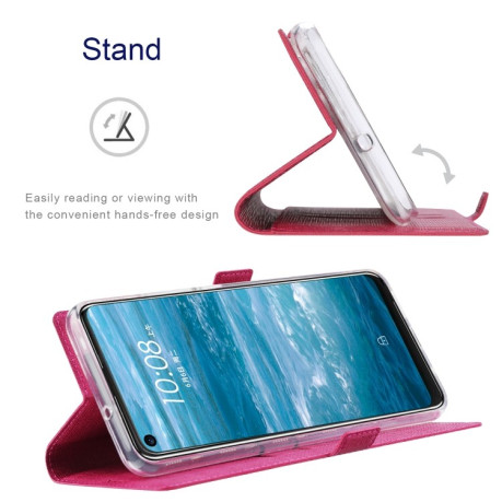 Чехол-книжка ViLi K Series для Samsung Galaxy S21 Ultra - красный