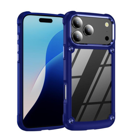Противоударный чехол Lens Protection на iPhone 17 Pro - синий