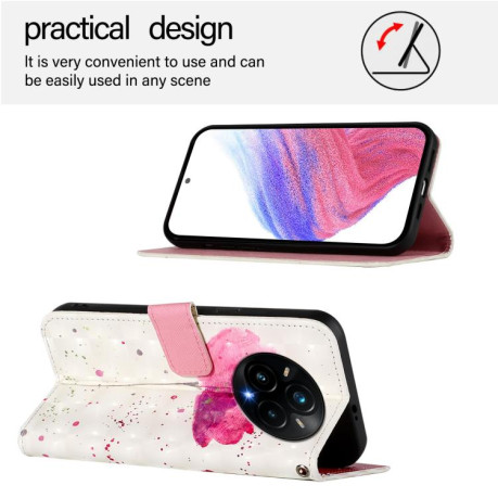 Чохол-книжка 3D Painting для Realme 14 Pro+ 5G - Flower