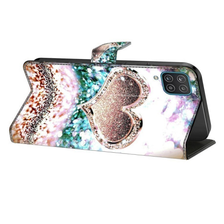 Чохол-книжка Crystal 3D Shockproof Protective Leather для Samsung Galaxy A35 5G - Pink Diamond Heart