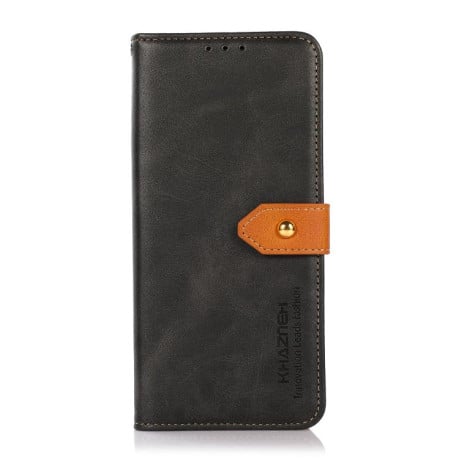 Чехол-книжка KHAZNEH Cowhide Texture на Xiaomi Redmi 15C 5G / 4G EU 173mm - черный