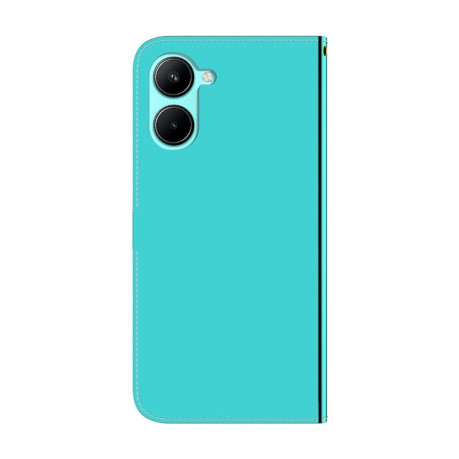 Чехол-книжка Lmitated Mirror для Realme C33 - зеленый