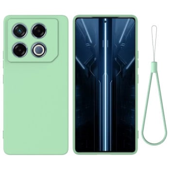 Силіконовий чохол Solid Color Liquid Silicone на Infinix GT 20 Pro - зелений