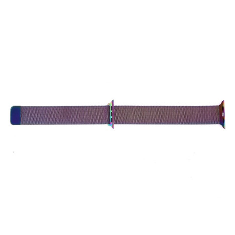 Браслет из нержавеющей стали Milanese Loop Magnetic для Apple Watch Ultra 49mm /45mm /44mm /42mm - разноцветный