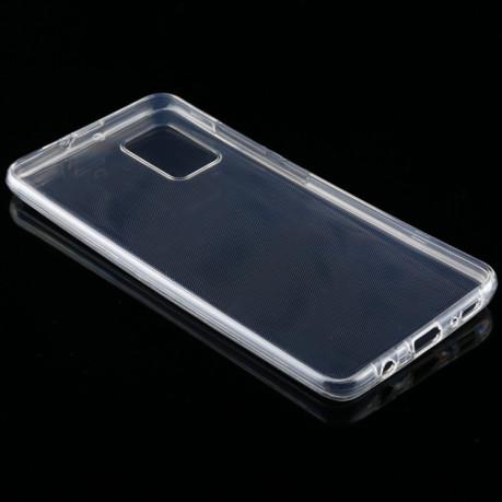 Двусторонний ультратонкий силиконовый чехол на Samsung Galaxy А51 - прозрачный