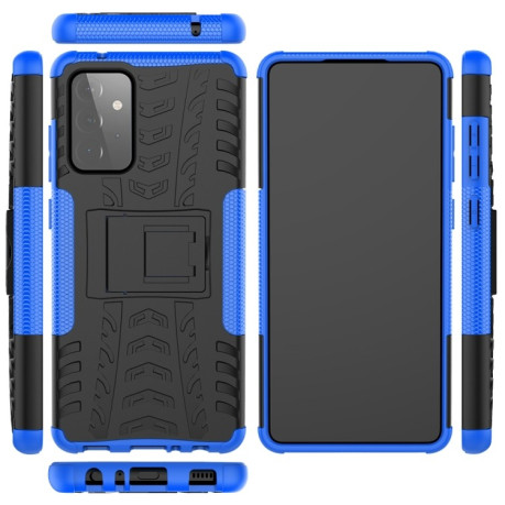 Протиударний чохол Tire Texture Samsung Galaxy A72 - синій