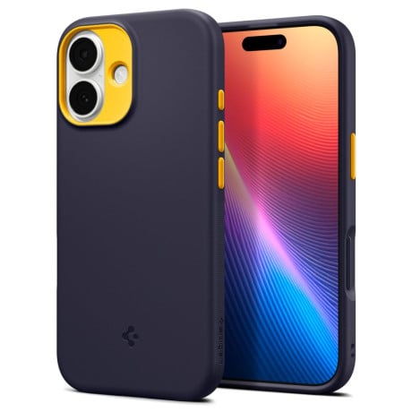 Оригинальный чехол Spigen Nano Pop с MagSafe на iPhone 17 - navy blue