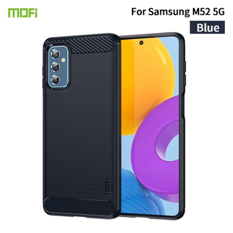 Противоударный чехол MOFI Gentleness Series для Samsung Galaxy M52 5G - синий