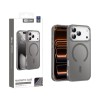 Чехол Xdcase с металлической рамкой камеры и функцией MagSafe для iPhone 18 Pro/17 Pro — серый