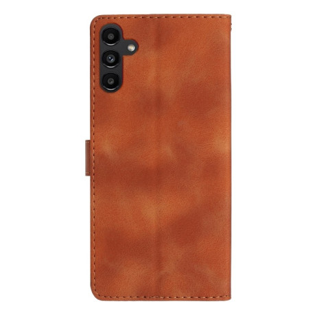 Чохол-книжка Flower Butterfly Embossing  для Samsung Galaxy S25+ 5G - коричневий