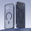 Противоударный магнитный чехол QN2 Skin-Friendly AirBag Magnetic на iPhone 18 Pro Max — тёмно-синий