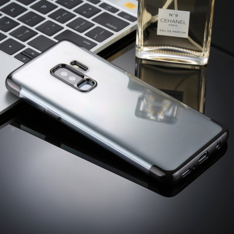 Чохол Three Sections Electroplating Side Samsung Galaxy S9 Plus - чорний