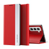Чохол-книжка Electroplated Ultra-Thin для Samsung Galaxy S22 Plus 5G - червоний