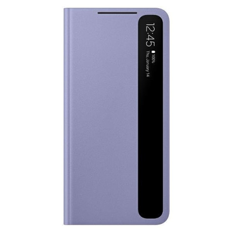 Оригинальный чехол-книжка Samsung Clear View Standing Cover для Samsung Galaxy S21 purple