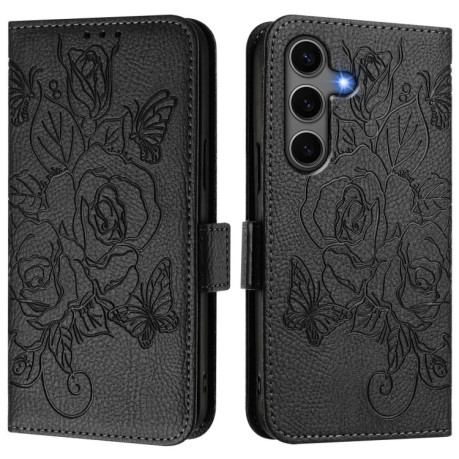 Чохол-книжка Magnetic RFID Anti-theft Leather  для Samsung Galaxy S25+ 5G - чорний