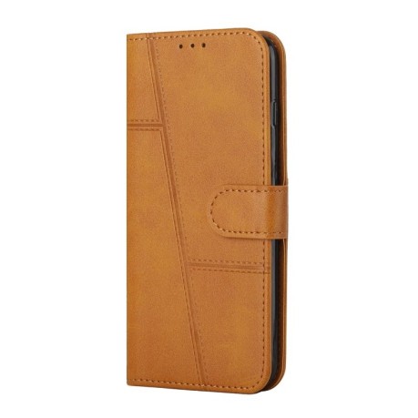Чохол-книжка Stitching Calf Texture для Samsung Galaxy A55 - жовтий