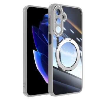 Противоударный чехол MagSafe Acrylic Hybrid для Samsung Galaxy A16 5G - серый