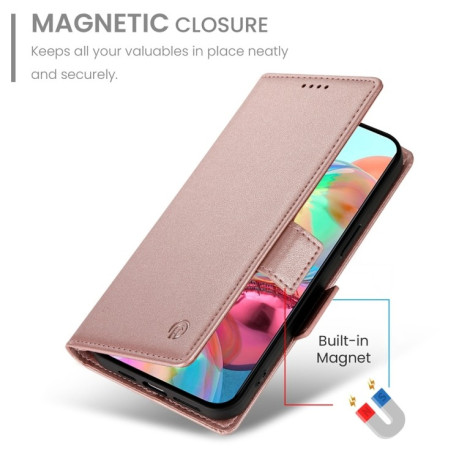 Чехол-книжка Side Buckle Magnetic Frosted Leather для Google Pixel 9a - золото