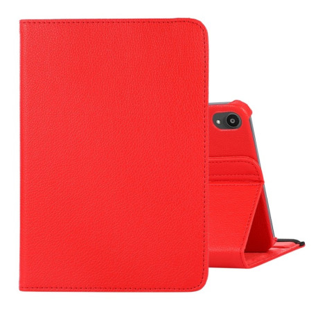 Чохол-книжка 360 Degree Rotation Litchi для iPad mini 6 - червоний
