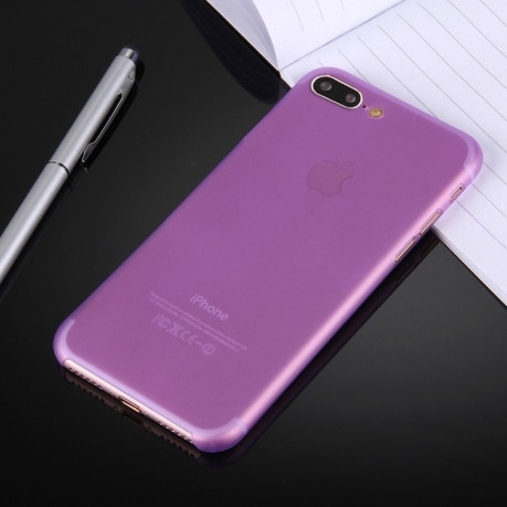 Чохол для iPhone 8 Plus/ 7 Plus ультратонкий прозорий фіолетовий