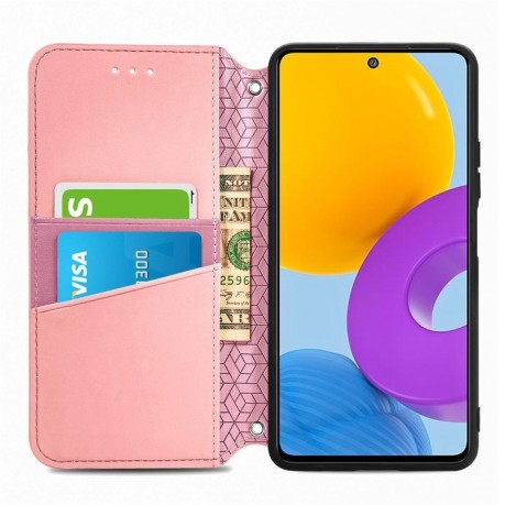 Чохол-книжка Blooming Mandala для Samsung Galaxy M52 5G - рожевий