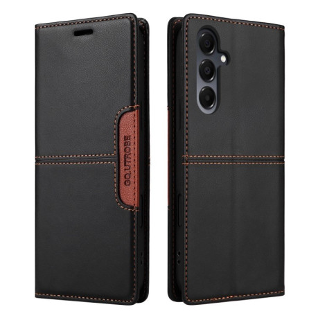 Чехол-книжка GQUTROBE G01 RFID Anti-theft Leather для Samsung Galaxy A16 - черный