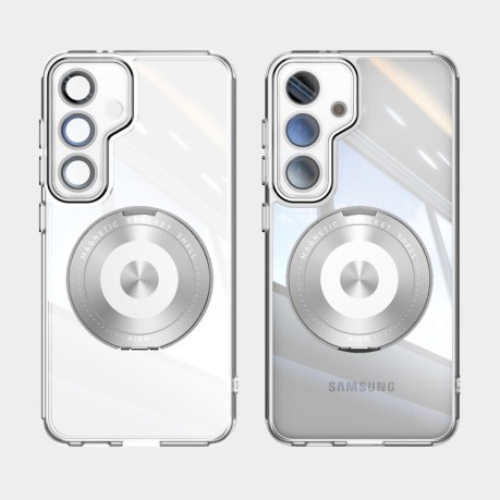 Протиударний чохол MagSafe Acrylic Hybrid  для Samsung Galaxy S25+ 5G - білий