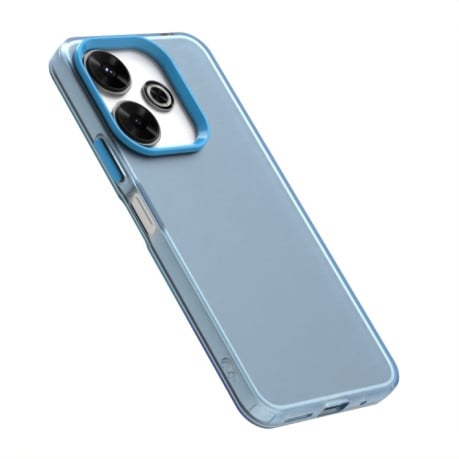 Противоударный чехол Candy Series для Xiaomi Poco M6 4G - синий
