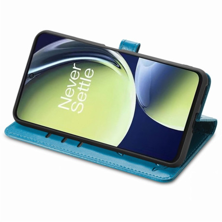 Чохол-книжка Cat and Dog для OnePlus Nord N30/CE 3 Lite - синій