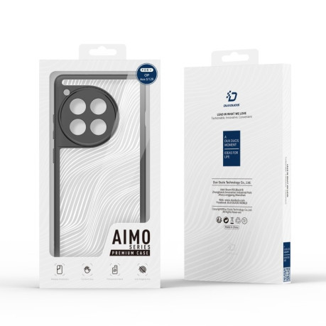 Противоударный чехол DUX DUCIS Aimo Series для OnePlus Ace 3 / 12R 5G - черный