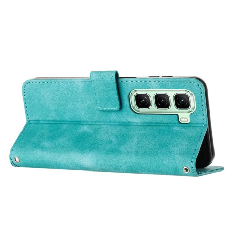 Чехол-книжка Dream Triangle Leather на Infinix Hot 50 4G - зеленый