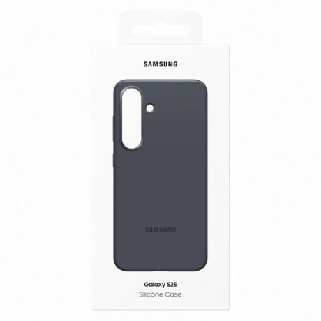 Оригинальный чехол Samsung Silicone Case для Samsung Galaxy S25 - black (EF-PS931CBEGWW)