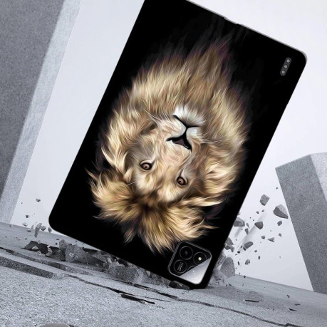 Чехол Color Painting Pattern Smart для Xiaomi Pad 7 / Pad 7 Pro - Lion