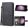 Чехол-книжка EsCase Leather для Samsung Galaxy S23 FE 5G - черный